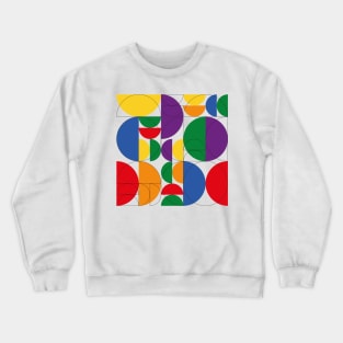 LGBT CIRCLE ABSTRACT ART Crewneck Sweatshirt